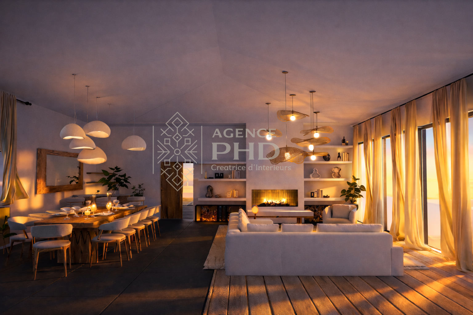 Visualisation de concept intérieur